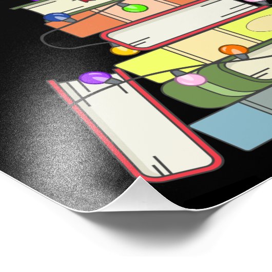 Weihnachtsbaum I Fotodruck (Ecke)