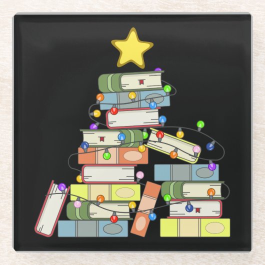 Weihnachtsbaum I Glasuntersetzer (Vorderseite)
