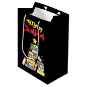 Weihnachtsbaum I Mittlere Geschenktüte (Vorderseite Schrägansicht)