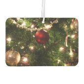 Weihnachtsbaum I Urlaub Hübsch grün und rot Autolufterfrischer (Rückseite)