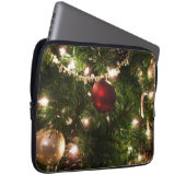 Weihnachtsbaum I Urlaub Hübsch grün und rot Laptopschutzhülle (Vorne Rechts)