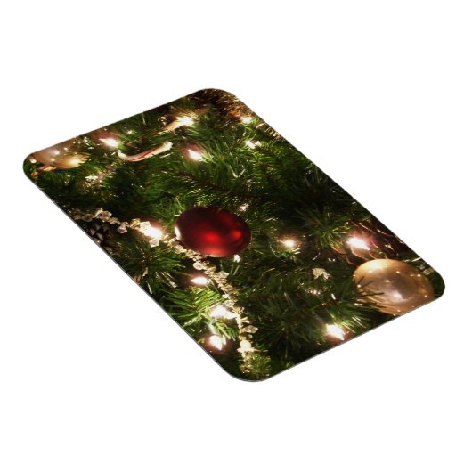 Weihnachtsbaum I Urlaub Hübsch grün und rot Magnet (Rechte Seite)