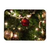Weihnachtsbaum I Urlaub Hübsch grün und rot Magnet (Horizontal)