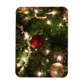 Weihnachtsbaum I Urlaub Hübsch grün und rot Magnet (Vertikal)