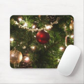 Weihnachtsbaum I Urlaub Hübsch grün und rot Mousepad (Mit Mouse)