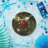 Weihnachtsbaum I Urlaub Hübsch grün und rot Pappteller (Party)