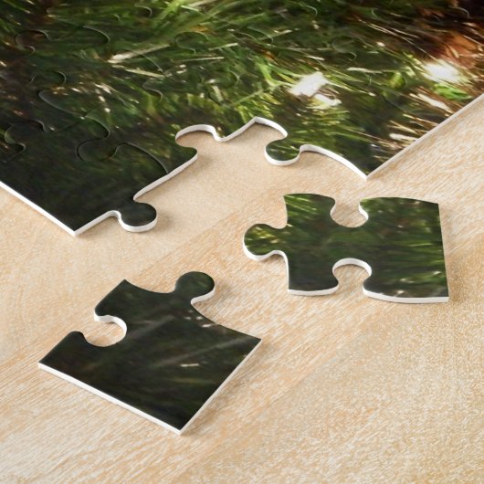 Weihnachtsbaum I Urlaub Hübsch grün und rot Puzzle (Seite)