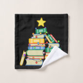 Weihnachtsbaum II Badhandtuch Set (Waschlappen)
