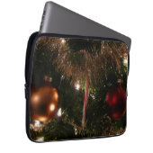 Weihnachtsbaum II Feiertage Rot und Gold Laptopschutzhülle (Vorne Rechts)