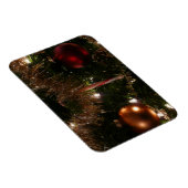 Weihnachtsbaum II Feiertage Rot und Gold Magnet (Rechte Seite)