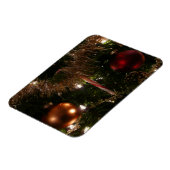 Weihnachtsbaum II Feiertage Rot und Gold Magnet (Linke Seite)