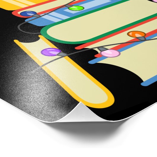 Weihnachtsbaum II Fotodruck (Ecke)