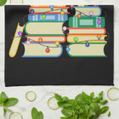 Weihnachtsbaum II Geschirrtuch (Gefaltet)