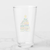 Weihnachtsbaum II Glas (Rückseite)