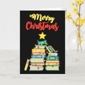 Weihnachtsbaum II Karte (Gelbe Blume)