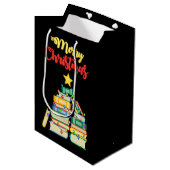 Weihnachtsbaum II Mittlere Geschenktüte (Vorderseite Schrägansicht)