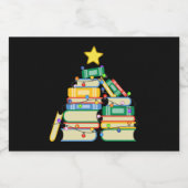 Weihnachtsbaum II Schaumweinetikett (Einzelnes Label)