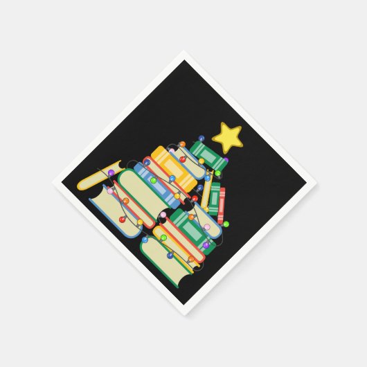 Weihnachtsbaum II Serviette (Ecke)