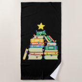 Weihnachtsbaum II Strandtuch (Vorderseite)