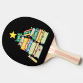 Weihnachtsbaum II Tischtennis Schläger (Seitenansicht)