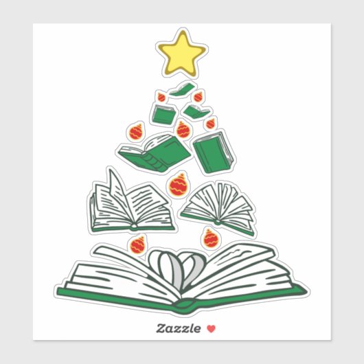 Weihnachtsbaum III Aufkleber (Blatt)