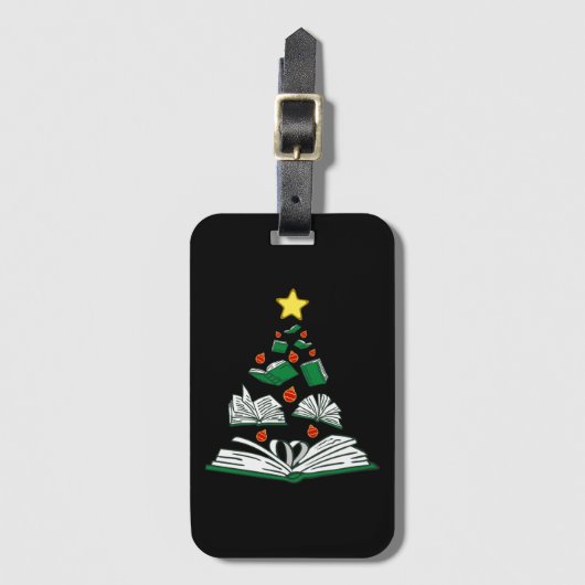 Weihnachtsbaum III Gepäckanhänger (Vorderseite Vertikal)