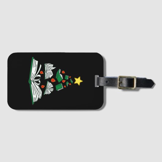 Weihnachtsbaum III Gepäckanhänger (Vorderseite (Horizontal))