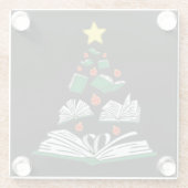 Weihnachtsbaum III Glasuntersetzer (Rückseite)