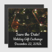 Weihnachtsbaum III Urlaubsszene Magnetkarte (Vorne/Hinten)