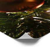 Weihnachtsbaum III Urlaubsszene Poster (Ecke)