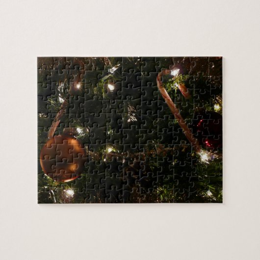 Weihnachtsbaum III Urlaubsszene Puzzle (Horizontal)