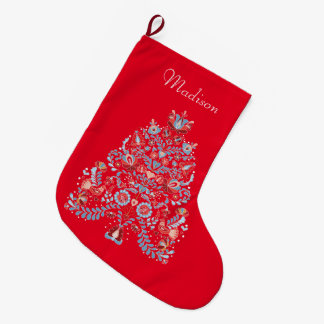 Weihnachtsbaum-Illustration Großer Weihnachtsstrumpf
