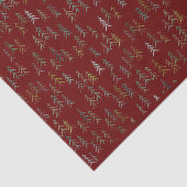 Weihnachtsbaum Illustration Wasserfarbe Seidenpapier (Ausschnitt)