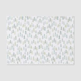 Weihnachtsbaum Illustration Wasserfarbe  Seidenpapier