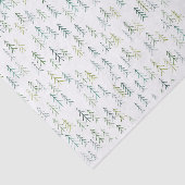 Weihnachtsbaum Illustration Wasserfarbe  Seidenpapier (Ausschnitt)