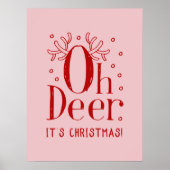 Weihnachtsbaum-Illustrationspopster Poster (Vorne)