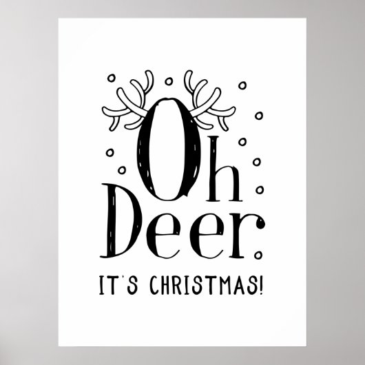 Weihnachtsbaum-Illustrationspopster Poster (Vorne)