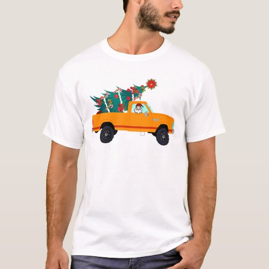 Weihnachtsbaum im 4x4 T-Shirt (Vorderseite)