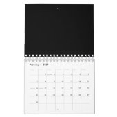 Weihnachtsbaum im Beagle mit leuchtendem Licht bed Kalender (Feb 2027)