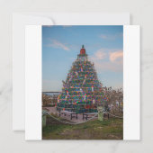 Weihnachtsbaum im Hafen von Block Island, RI (Vorderseite)