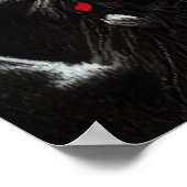 Weihnachtsbaum im Horror | Art der AI Poster (Ecke)