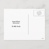 Weihnachtsbaum im niedlichen boho-Stil - Postkarte (Rückseite)