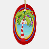 Weihnachtsbaum im Paradies Keramik Ornament (Rechts)