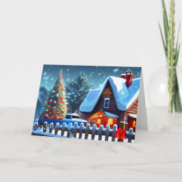 Weihnachtsbaum im Schnee