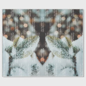 Weihnachtsbaum im Vintagen Stil Geschenkpapier (Flach)