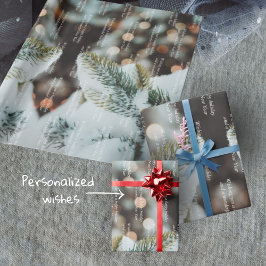 Weihnachtsbaum im Vintagen Stil Geschenkpapier