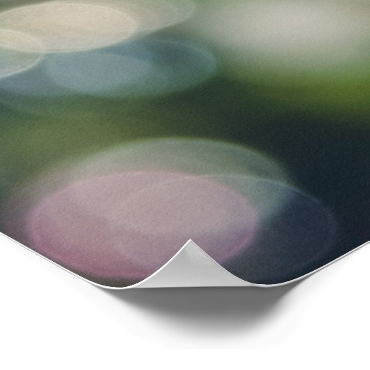 Weihnachtsbaum im Vintagen Stil Poster (Ecke)