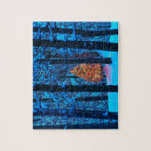 Weihnachtsbaum im Wald Puzzle (Vertikal)