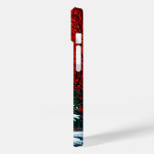 Weihnachtsbaum im Winter dekoriert Case-Mate iPhone Hülle (Rückseite / Links)