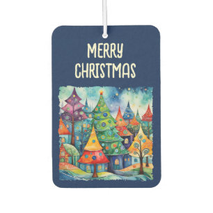 Weihnachtsbaum in abstrakter Kunst 8 - Fanspass Autolufterfrischer